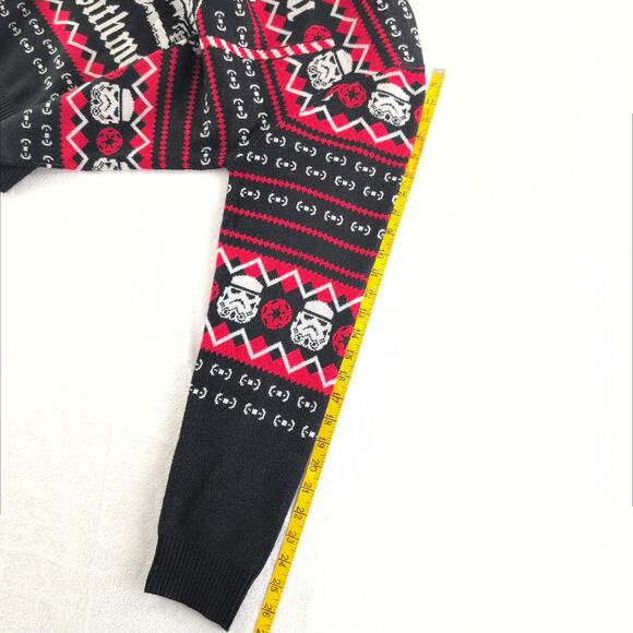 Star Wars Merry Sithmas Crewneck Fair Isle Ugly Christmas Sweater Men's Large - Picture 6 of 7